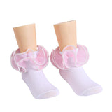 Beads ruffle socks