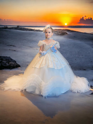 Swan Princess - Sazzy design white gown