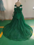 Emerald Green ladies Gown