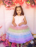 Raven Zia - Zoe rainbow glitter cupcake dress