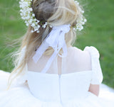 Raven Zia - Layla short sleeves lace tulle Wedding Flower girl dress