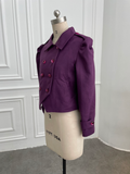 Nat - Ladies Sazzy design high low Jacket (made to order)