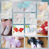 Colour ruffles socks