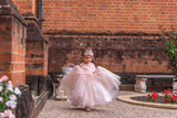 Raven Zia - Blush Pink tulle flower girl dress