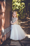 Raven Zia - Grace  tulle champagne sequins dress