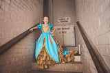 Princess Jasmine inspired dress - Sazzy designs