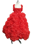 Lovely - Sazzy design Red cupcake inspired ballgown