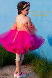 Hayley - hot pink, orange,yellow fun tutu